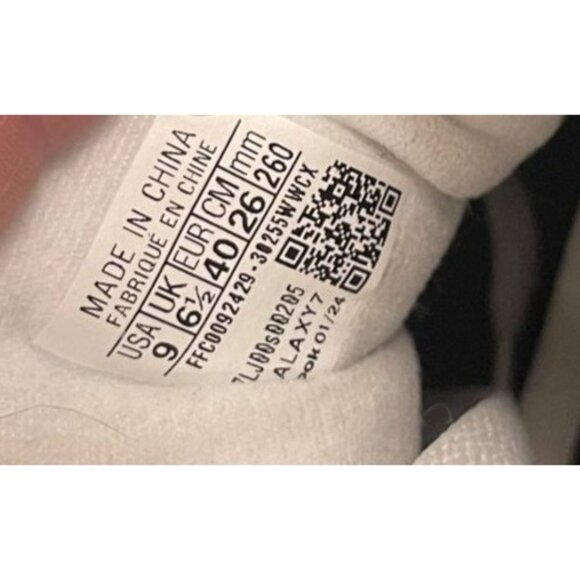 Reebok Forte Lounger Women's 9 Sneakers White Gum Suede Leather Athletic - Picture 9 of 9